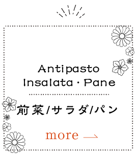 Antipasto_前菜_サラダ/パン