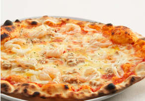 海老とツナのマヨネーズピザ
