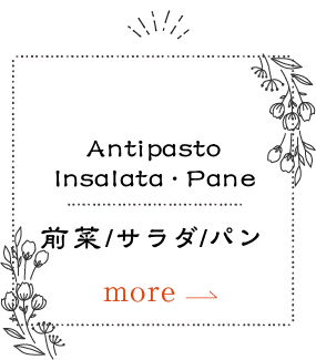 Antipasto Insalata Pane 前菜/サラダ/パン